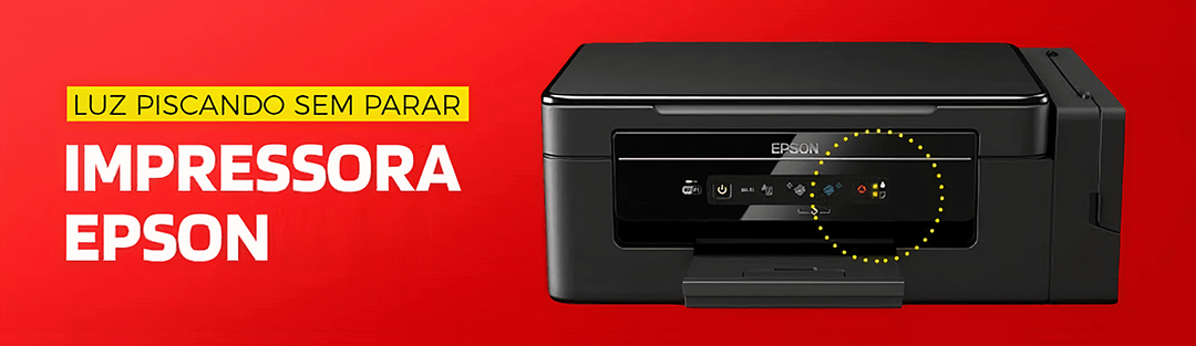 O que fazer quando a LUZ da impressora EPSON fica piscando?